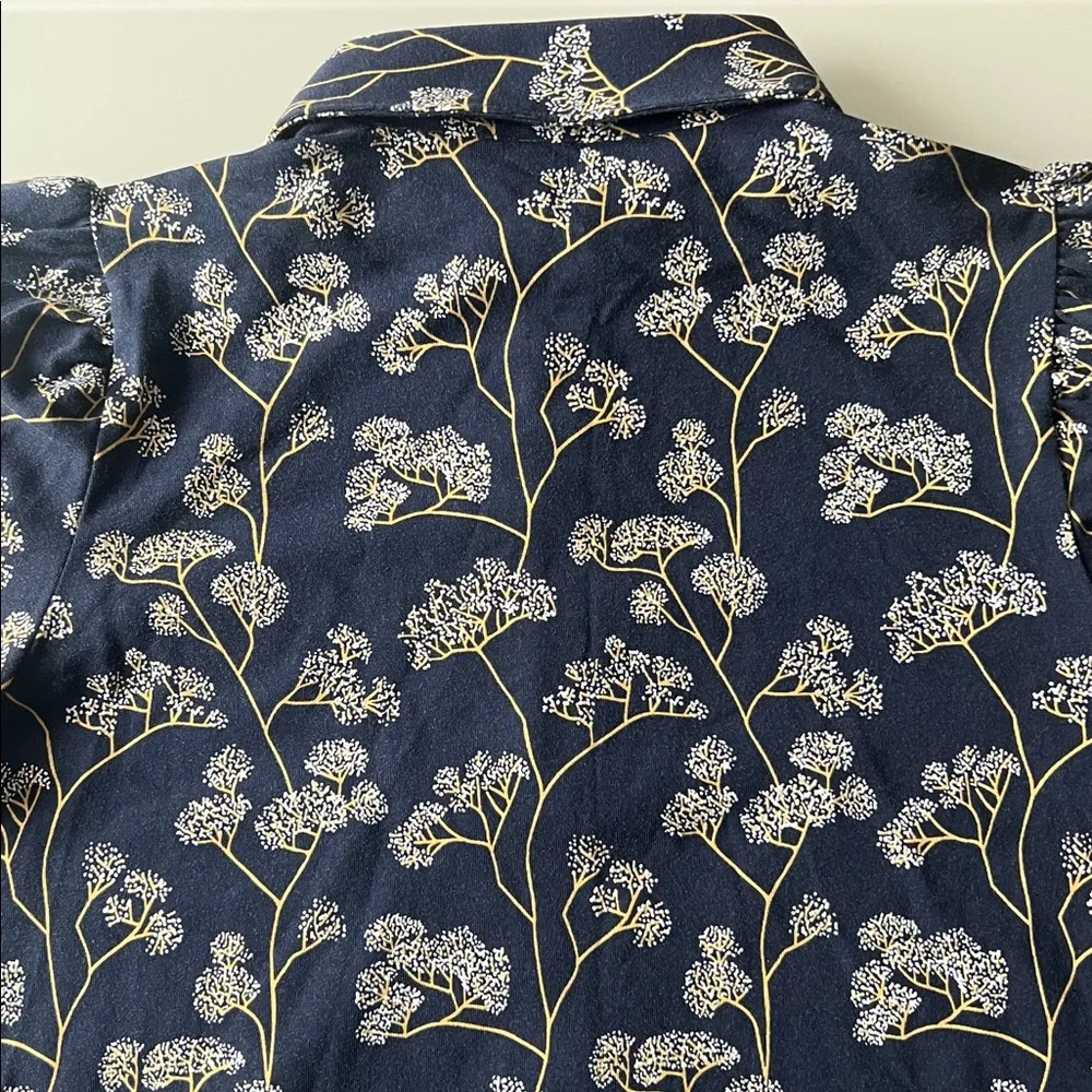 DUFFIELD LANE  ASHLYNN DRESS IN NAVY GROVE Sz S - Picture 12 of 15